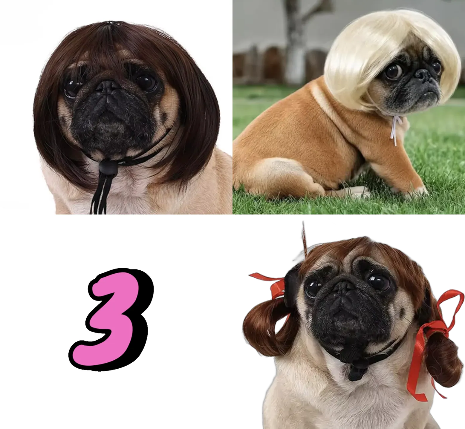 The 3pack — wig for dogs and cats